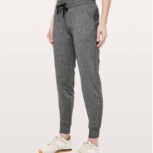 Lululemon Warm Down Jogger II *28" Heathered Speckled Black Size 2